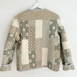 Chloe Jacket in Sage Patchwork