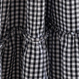 Gingham skirt styled from The Well Worn