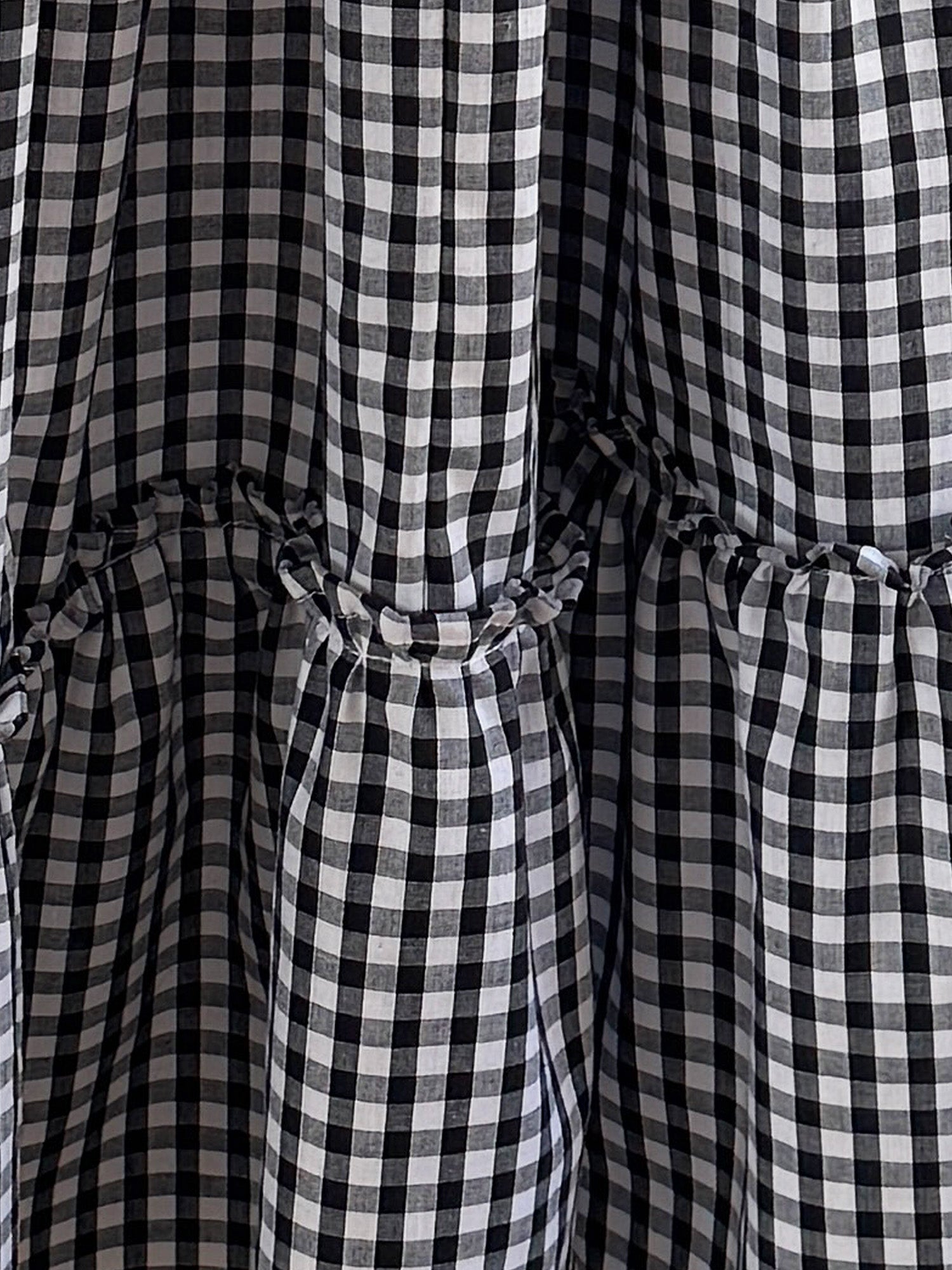 Gingham skirt styled from The Well Worn