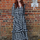 The Macro Gingham Felicity Dress