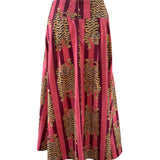 Animal print skirt styled from The Well Worn