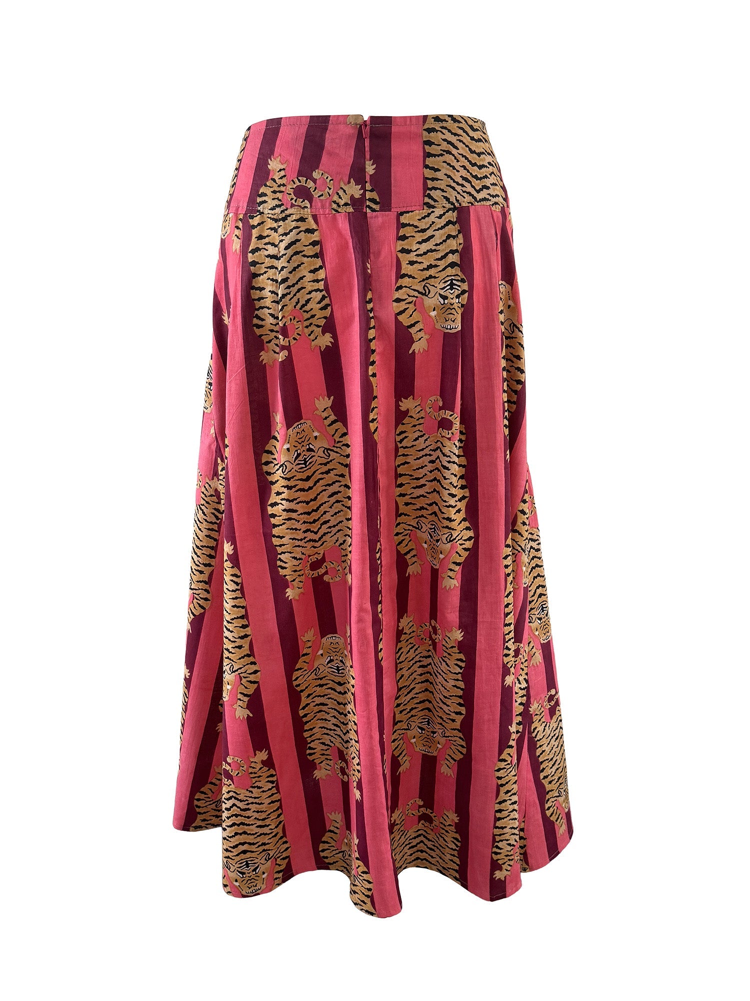 Animal print skirt styled from The Well Worn