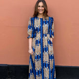 The Ada Dress With Tiger Print