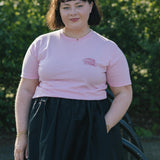 Black Silk Tina Skirt