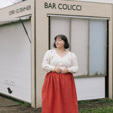 Red Cotton Tina Skirt