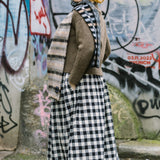 Black & White Gingham Tina Skirt