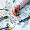 World Map Tablecloth – Colour & Learn by eatsleepdoodle