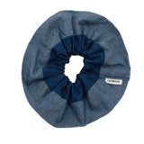 Giant Patchwork Scrunchie, Zero Waste, Japanese Denim