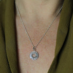 Star Amulet Pendant made out of recycled silver by April March Jewellery, sold by Percy Langley