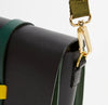 Dinky Upcycled Leather Handbag Khaki by LPOL