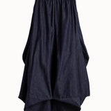 Safia Denim Midi Skirt in Denim Chambray
