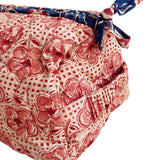 Dotty No Waste Jumbo Wash Bag in Rosewood