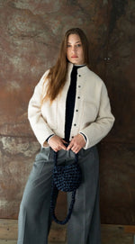 Curly Bomber Jacket by Albaray