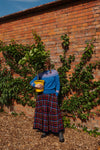 Petticoat Skirt In Tartan Brights by Justine Tabak
