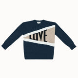 Love Cotton Sweater in Navy