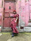 Red Stewart Tartan Rosa Skirt