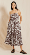 Cut Out Floral Strappy Dress by Albaray