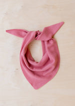 Merino Triangle Scarf in Pink by TBCo.