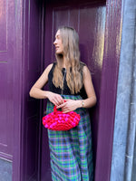 Nest Bag in Lipstick Red and Hot Pink by Isla de Gar