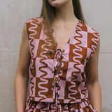 Gracie New Wave Bow Vest
