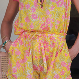 Batik Blouse in Sunshine Yellow by Arifah Studio