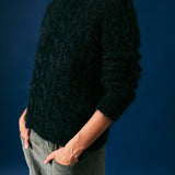 Cara Cable Knit Jumper in Green