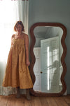 Lyra Gold Jacquard Dress by Percy Langley