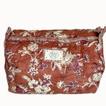 Rose No Waste Jumbo Wash Bag in Terracotta by 46 Stitch