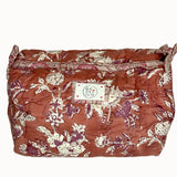 Rose No Waste Jumbo Wash Bag in Terracotta by 46 Stitch