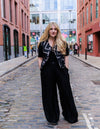 The Addison Trousers in Black by Lora Gene
