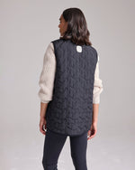 Quilted Gilet in Black by Cape Cove