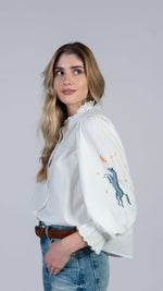 Clover Equestrian Blouse by Cape Cove