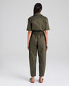 Zip Barrel Leg Jumpsuit by Cape Cove