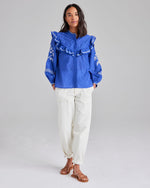 Cow Parsley Pintuck Blouse by Cape Cove