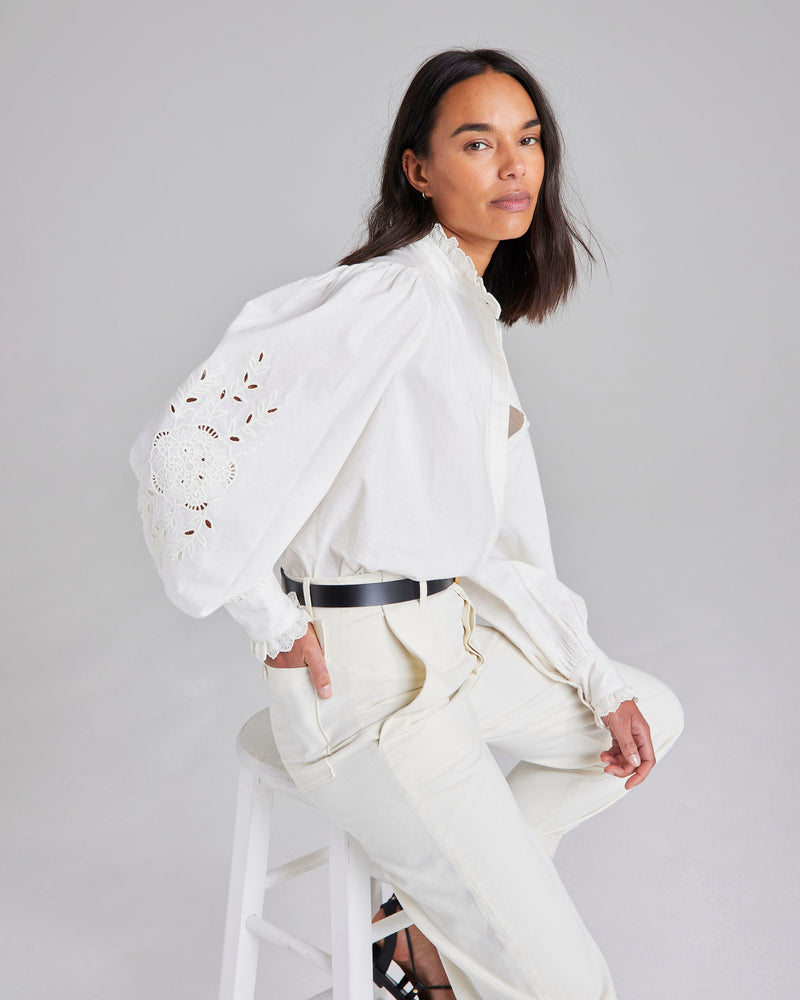 Carla Cotton Embroidered Blouse by Cape Cove
