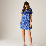 Jane Blue Wave Dress