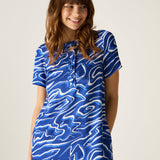 Jane Blue Wave Dress