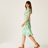 Dahlia Dress Green Floral