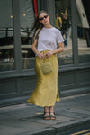 Hive Bucket Bag in Gold Metallic Cord by Isla de Gar