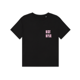 No Grit No Pearl Organic Cotton T-Shirt in Black