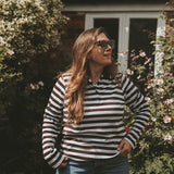 Chocolate Striped Polo Shirt