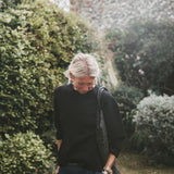 Black Cocoon Sleeve Jumper