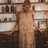 Romana Maxi Skirt in Tarot Print
