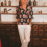 Luna Circus Print Blouse