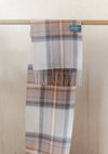 Lambswool Scarf in Stewart Natural Dress Tartan by TBCo.