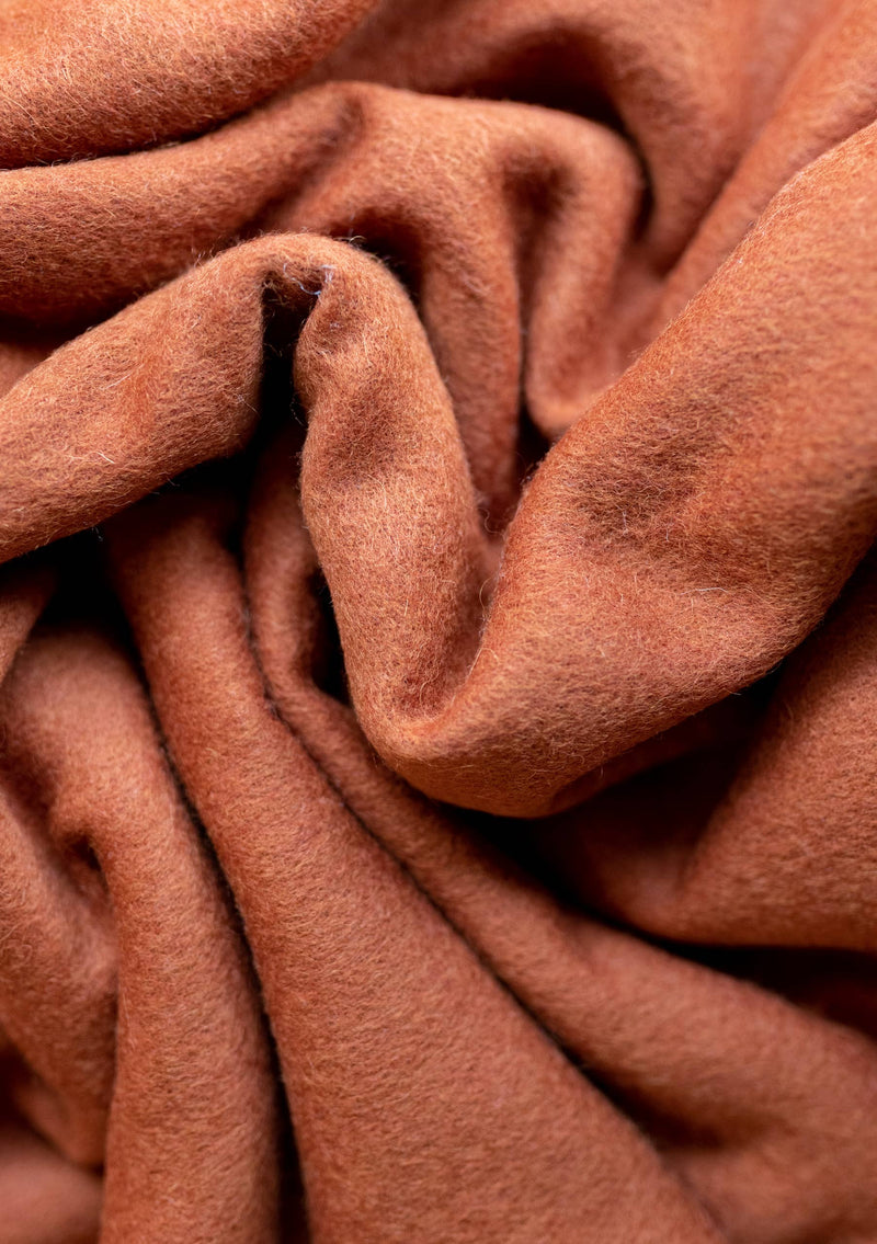 Lambswool Scarf in Rust Melange by TBCo.