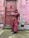 Red Stewart Tartan Rosa Skirt