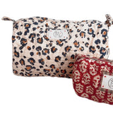 Rizo No Waste Make-Up Bag in Chilli Red
