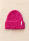 Mohair & Wool Beanie in Magenta by TBCo.