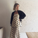 Clio Top Reworked From Deadstock Silk Spot